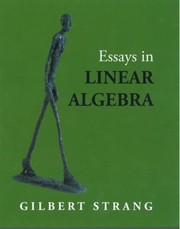 Cover of: Essays In Linear Algebra by 