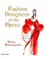 Cover of: Fashion Designers At The Opera