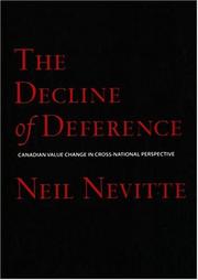 Cover of: decline of deference: Canadian value change in cross-national perspective