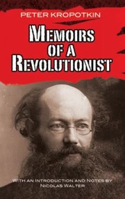 Cover of: Memoirs Of A Revolutionist by 