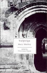 Cover of: Valperga, or, The life and adventures of Castruccio, Prince of Lucca by Mary Shelley