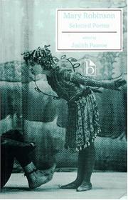 Cover of: Mary Robinson: selected poems
