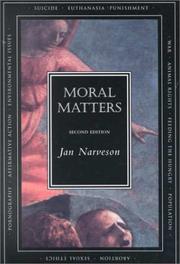 Cover of: Moral matters