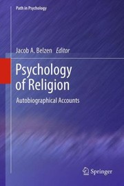 Cover of: Psychology Of Religion Autobiographical Accounts
