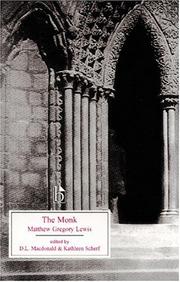Cover of: The Monk: A Romance (Broadview Literary Texts)