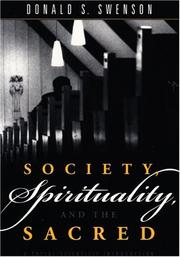 Cover of: Society, spirituality, and the sacred by Don Swenson