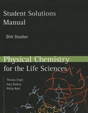 Cover of: Student Solutions Manual Physical Chemistry For The Life Sciences