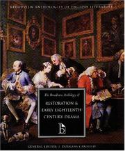 Cover of: The Broadview anthology of Restoration & early eighteenth-century English drama