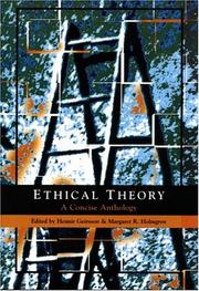 Cover of: Ethical theory: a concise anthology