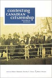 Cover of: Contesting Canadian citizenship: historical readings