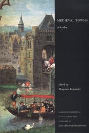 Cover of: Medieval Towns: A Reader