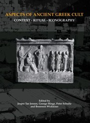 Cover of: Aspects Of Ancient Greek Cult Context Ritual And Iconography