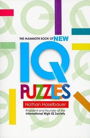 Cover of: The Mammoth Book Of New Iq Puzzles