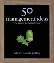 Cover of: 50 Management Ideas You Really Need To Know by 