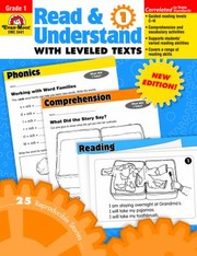 Cover of: Read Understand With Leveled Texts by Joy Evans