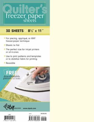 Quilters Freezer Paper Sheets 30 Sheets