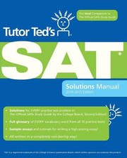 Cover of: Tutor Ted Sat Solutions Manual