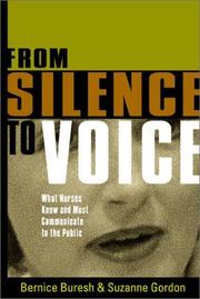 Cover of: From Silence to Voice by Bernice Buresh, Suzanne Gordon