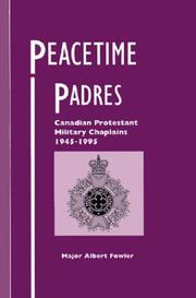 Cover of: Peacetime padres by Albert G. Fowler