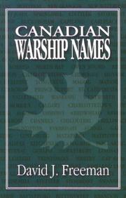 Cover of: Canadian Warship Names