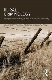 Cover of: Rural Criminology