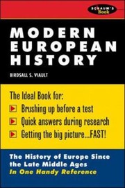 Cover of: Schaums Outline of Modern European History
            
                McGrawHills Core Books