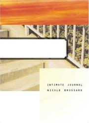 Cover of: Intimate Journal