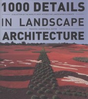 Cover of: 1000 Details In Landscape Architecture A Selection Of The Worlds Most Interesting Landscaping Elements