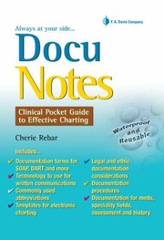 Cover of: Docunotes Clinical Pocket Guide To Effective Charting