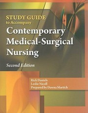 Cover of: Study Guide T0 Accompany Contemporary MedicalSurgical Nursing