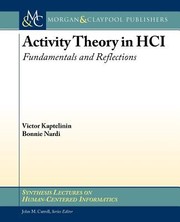Cover of: Activity Theory In Hci Fundamentals And Reflections