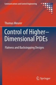 Control Of Higherdimensional Pdes