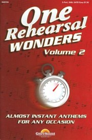 Cover of: One Rehearsal Wonders Volume 2