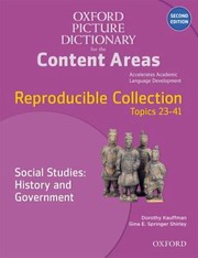 Cover of: Oxford Picture Dictionary For The Content Areas Reproducible Collection