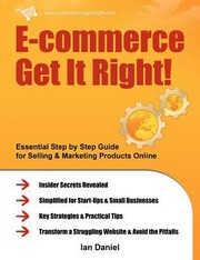 Cover of: Ecommerce Get It Right