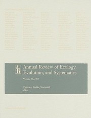 Cover of: Annual Review Of Ecology Evolution And Systematics