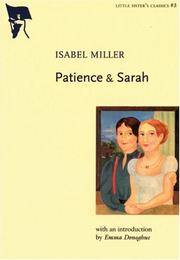 Cover of: Patience & Sarah (Little Sister's Classics)