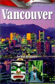 Cover of: Vancouver by Pat Kramer