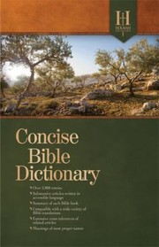 Cover of: Concise Bible Dictionary by 