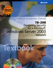 Cover of: Designing Security For A Microsoft Windows Server 2003 Network 70298 Textbook