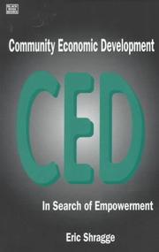 Cover of: Community Economic Development by Eric Shragge
