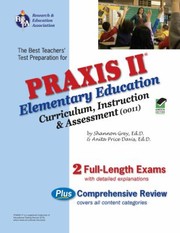 Cover of: Praxis II Elementary Education
            
                Test Preps