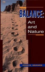 Cover of: Balance: Art and Nature