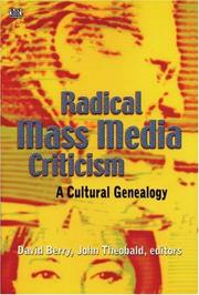 Cover of: Radical Mass Media Criticism by 