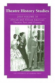 Cover of: African And African American Theatre Past And Present by Rhona Justice-Malloy