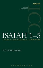 Cover of: Isaiah 15 ICC
            
                International Critical Commentary by 