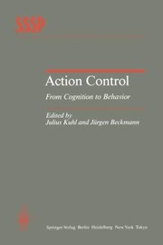Cover of: Action Control
            
                Springer Series in Social Psychology by 