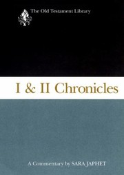 Cover of: I Ii Chronicles A Commentary by 