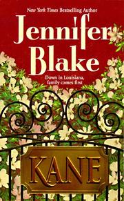 Cover of: Kane: Louisiana Gentlemen Series, Book 1 of 4