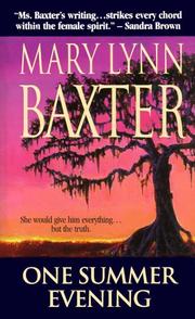 Cover of: One summer evening | Mary Lynn Baxter